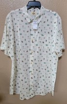 Marine Layer Short Sleeve Shirt in Marine Layer Print, Size: L or XL, - £29.61 GBP