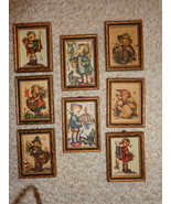 “8” ORIGINAL HUMMEL FRAMED PRINTS (#1791) They were Made in Western Germany. - £94.35 GBP