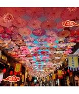 Traditional Chinese Ornamental Paper Umbrellas, USD39 per 2 Units - €33,86 EUR