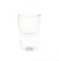 Starbucks Seattle 1971 Crystal Clear Logo Drink Glass Cup Mug 16 OZ Cold... - £37.27 GBP