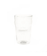 Starbucks Seattle 1971 Crystal Clear Logo Drink Glass Cup Mug 16 OZ Cold... - £37.16 GBP