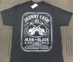 Men S M L XL XXL Johnny Cash Man In Black Tour Athletic Fit Stretch T Shirt NEW - £23.95 GBP