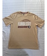 Champion Florida State Seminoles Men Size M Cream Graphic Short Sleeve T... - $5.89