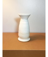 Artisan Pottery: White Ceramic Artist-Crafted Matte Flower Vase (RB07) - €15,38 EUR