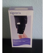 Sigvaris Compreflex Standard Inelastic Wrap Thigh 1402-TCR-L Black Large... - $46.74