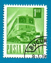 Romania (used postage stamp) 1967 Transport & Communication #2631 - $0.01