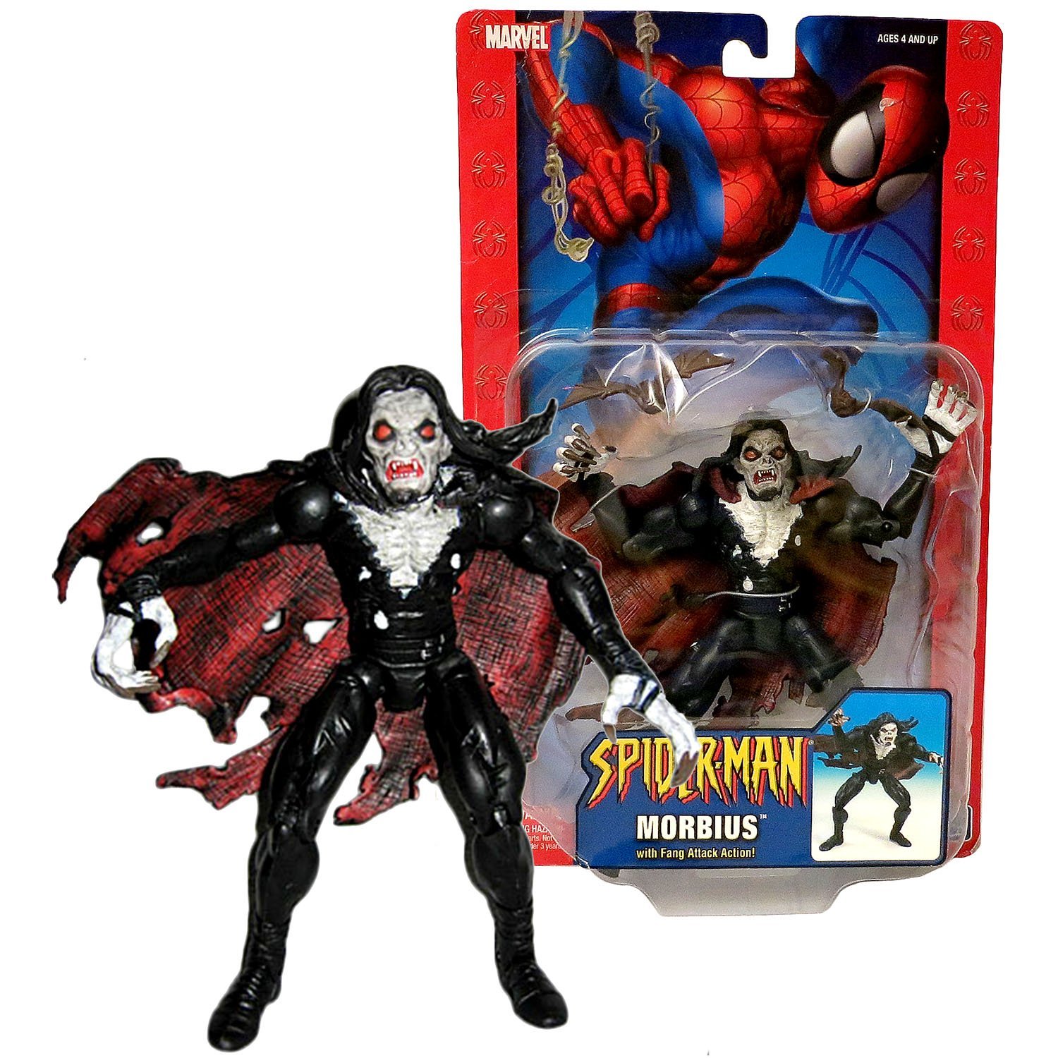 Primary image for ToyBiz Year 2004 Marvel Spider-Man Series 6 Inch Tall Figure - MORBIUS with Fang