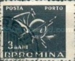 Romania (used postage due stamp) 1957 National Post & Telecommunications #151 - $1.99
