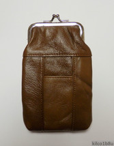 New Genuine Leather Soft Cigarette Case - MEDIUM BROWN - £14.37 GBP