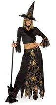 NEW Women&#39;s Adult Witch Costume Size OS Small - £13.66 GBP