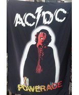 AC/DC Powerage FLAG CLOTH POSTER BANNER CD Angus Young HEAVY METAL - £15.72 GBP