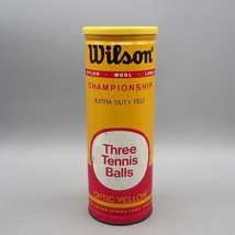 Vintage Wilson Tennis Sfere Latta Pubblicità Confezione - £26.28 GBP