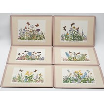 Pimpernel Butterfly Traditional Placemats Cork Back 12&quot; x 9&quot; England Set... - $49.50