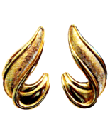 Avon Textured Sweep Earrings Nickel Free CHOOSE Clips or Posts Gold Plat... - €15,32 EUR