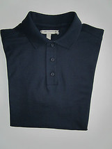 Nordstrom Solid Short Sleeve Knit Men’s Polo T-Shirt Navy M - $26.06