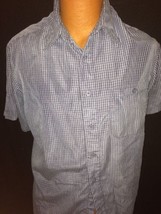 Marc Edwards Size Large Mens Button Up Shirt Bin #P - £18.64 GBP