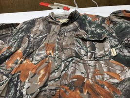 Outfitters Ridge Camo Hunting Button Up Shirt Mens Large Fusion 3D Camou... - £10.04 GBP