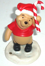Disney Winnie Pooh Figurine Wishing you the Sweetest Holiday Ever Candy Cane - $59.95