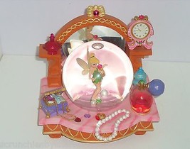 Walt Disney Tinker Bell Snowglobe Peter Pan Musical Jewels Perfume You Can Fly - £157.25 GBP