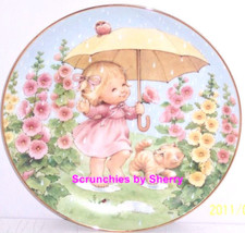 Puddle Pals Girl Kitty Rain Blessed Are Ye Collector Plate Danbury Mint ... - £39.19 GBP