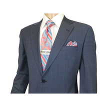 Men Suit BERLUSCONI Turkey 100% Soft Italian Wool Super 180's #Ber27 Navy Blue image 5