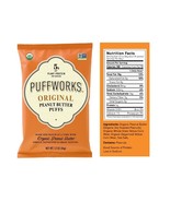 (12 ct) PuffWorks Baby Organic PEANUT BUTTER Puffs Plant Protein Snack 2... - £19.38 GBP