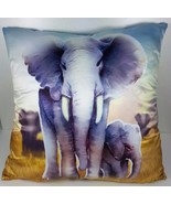 Fascinating Elephants - Throw Pillow - Cover only - $19.79