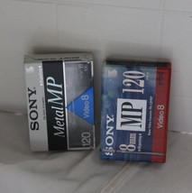 One Sony 120 Metal MP Video &amp; One Video  8 120 min Tapes NIB - £9.59 GBP