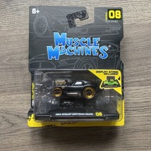 Muscle Machines Chase ’65 Shelby Daytona Coupe Black Diecast #08  - $11.88