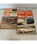 Lot of 5 Vintage Motor Trend Magazines – 1953 &amp; 1959 – Classic Cars, Ret... - $459.38 MXN