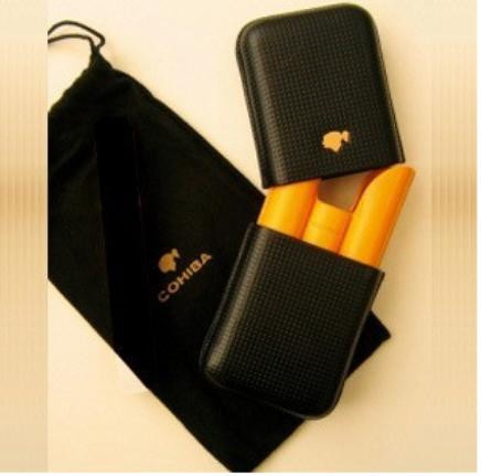   Cohiba Black Leather  Case  - $75.00
