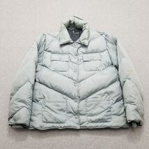 American Eagle Puffer Jacket Mens Medium Blue Pockets Snap - $17.05