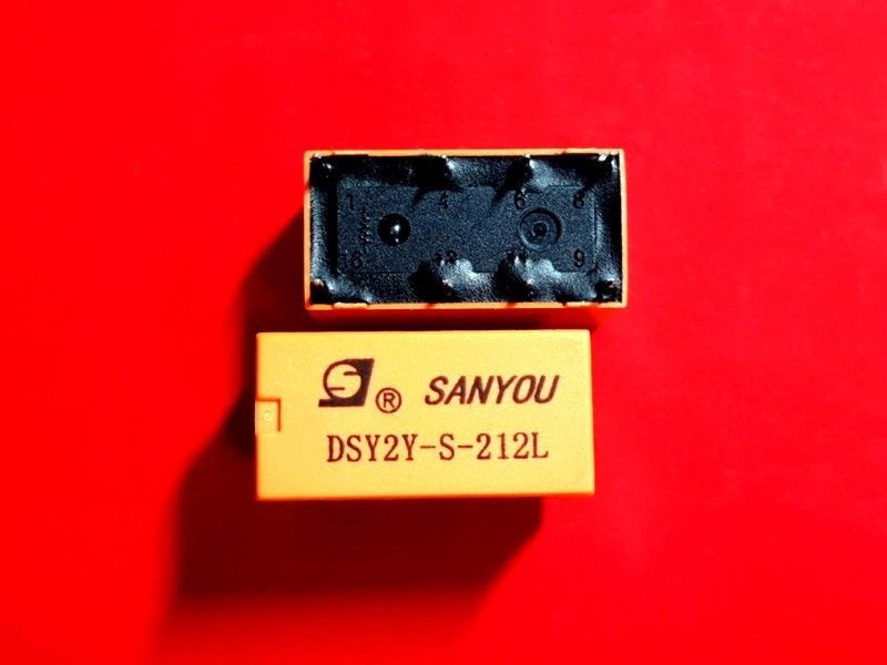 DSY2Y-S-212L, 12VDC Relay, SANYOU Brand New!!