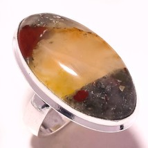 Red Moss Agate Handmade Valentine&#39;s Day Gift Ring Jewelry 9&quot; SA 2942 - £4.80 GBP