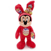 Disney Store Minnie Mouse Bunny Easter Rabbit Plush Toy Exclusive Red 2015 New - $49.95