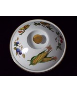 Royal Worcester Evesham Gold 10&quot; Round Casserole Entree Dish with Flat H... - £46.92 GBP