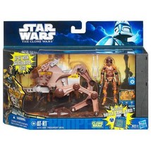 Star Wars Clone Wars AT-RT with ARF Trooper Boil - £87.71 GBP