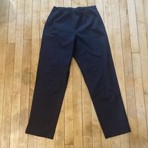 Eileen Fisher Legging Pants Womens Size Small Black Pull On Waist Zip - $21.04