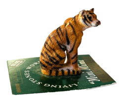 Living Stone Mini Mini Collectible Miniature Tiger 1.5&quot; Tall Dollhouse T... - £9.19 GBP