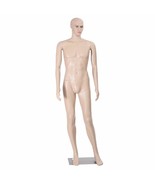 6Ft Male Mannequin Full Size Realistic Display Man Clothes Form Plastic ... - £122.29 GBP