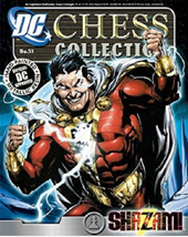 Eaglemoss DC Chess Collection Magazine / Comic #51 - Shazam the White Pawn - £3.98 GBP