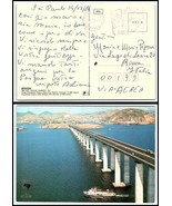 BRAZIL Air Mail Postcard - Vila Mariana (Sao Paulo) to Rome, ITALY, Mete... - $2.96