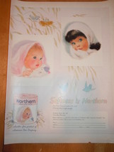 Vintage Northern Tissue Baby Girl Magazine Advertisement June 1960 - £7.05 GBP