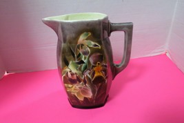 Vintage Hand Painted Small Porcelain Pitcher Made In Czechoslovakia 7&quot; Tall - £9.47 GBP