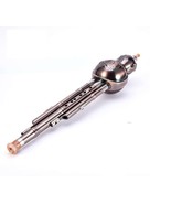 Chinese Yunnan Gourd Flute Copper Plated 3 Octaves Hulusi  flute wood wind - £37.92 GBP