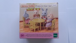 Sylvanian Families table and chair set 1615 the box is opened and damaged Epoch  - £22.85 GBP