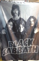 Black Sabbath Early Band Paranoid 2 Ozzy Flag Cloth Poster Banner Cd Lp - £15.72 GBP