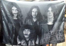 BLACK SABBATH Early Band Paranoid Ozzy FLAG CLOTH POSTER BANNER CD LP - $20.00