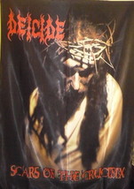 DEICIDE Scars of the Crucifix FLAG CLOTH POSTER BANNER CD DEATH METAL - £15.73 GBP