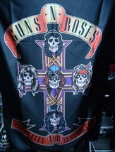 GUNS N&#39; ROSES Appetite for Destruction FLAG CLOTH POSTER BANNER CD Hard ... - £15.73 GBP